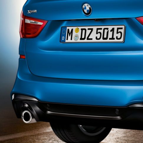 Heckpartie BMW 2er Gran Tourer F46 Heckpartie BMW 2er Gran Tourer F46 Facelift 2018 Misano Blaumetallic Nahaufnahme Heck
