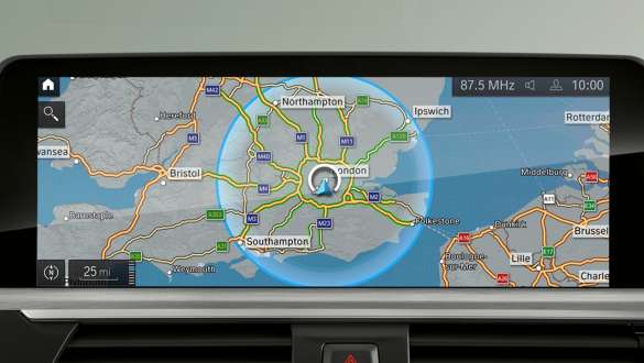Plug-in-Hybrid BMW 3er Touring 2021 (G21) Navigationssystem Plug-in-Hybrid BMW 3er Touring 2021 (G21) Navigationssystem Nahaufnahme