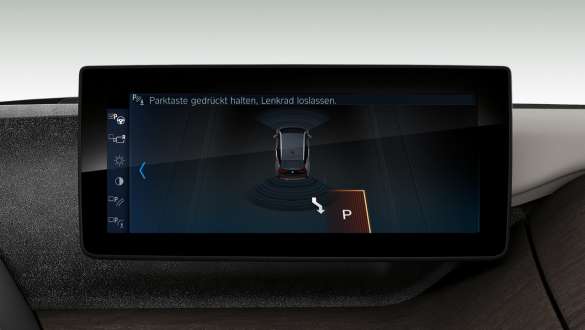 Parkassistent Control Display BMW i3 Innenraum Parkassistent Control Display BMW i3 Innenraum