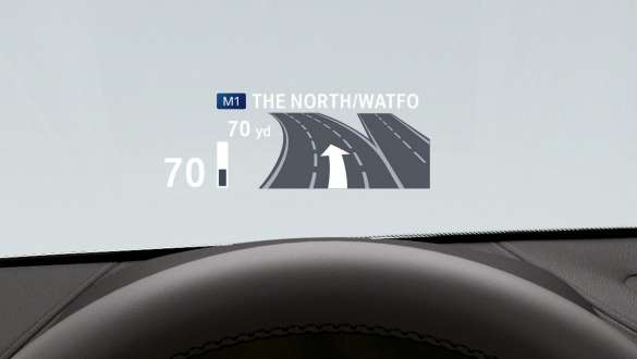 Head-Up Display BMW X2 M35i SUV F39 Head-Up Display BMW X2 M35i SUV 2018 F39 Interieur Instrumententafel