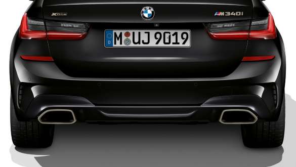 Exklusive Endrohrblenden BMW M340i xDrive Touring, Exklusive Endrohrblenden