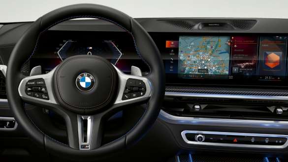 M Lederlenkrad BMW X7 M60i xDrive G07 LCI M Lederlenkrad BMW X7 M60i xDrive G07 LCI Cockpit