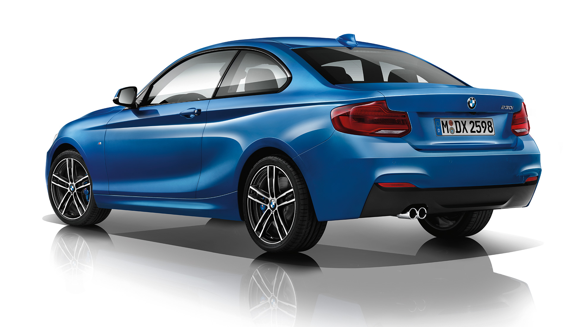 BMW 2er Coupé, Modell M Sport Dreiviertel Heckschuss F22 BMW 2er Coupé, Modell M Sport Dreiviertel Heckschuss F22