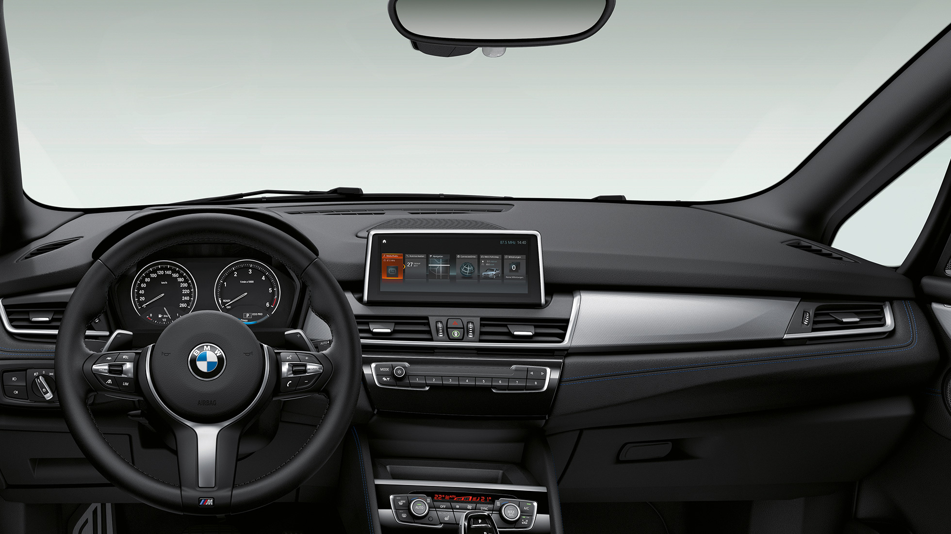 Cockpit BMW 2er Gran Tourer Modell Advantage F46 Cockpit BMW 2er Gran Tourer 218i Modell Advantage F46 2018 Innenraum