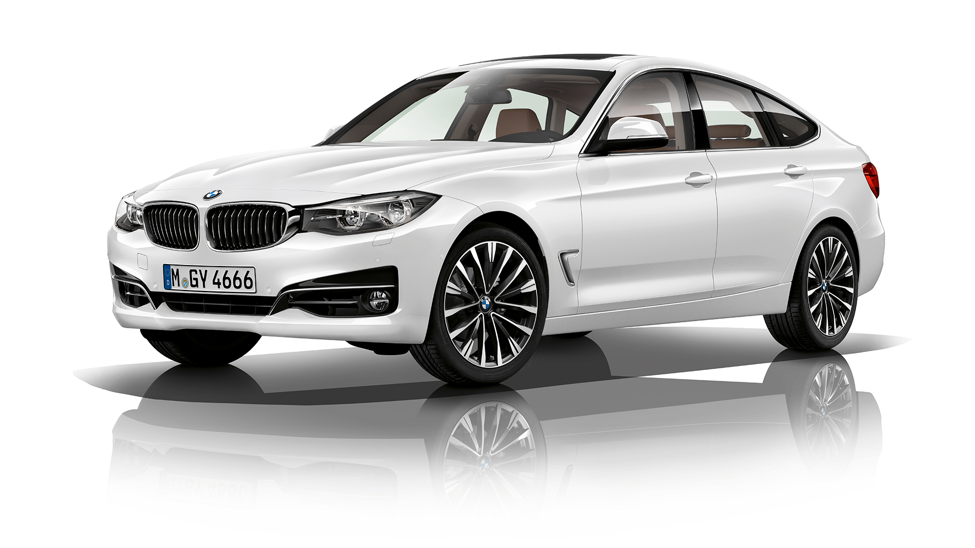 BMW 3er Gran Turismo, Modell Luxury Line Dreiviertel Frontschuss BMW 3er Gran Turismo, Modell Luxury Line Dreiviertel Frontschuss