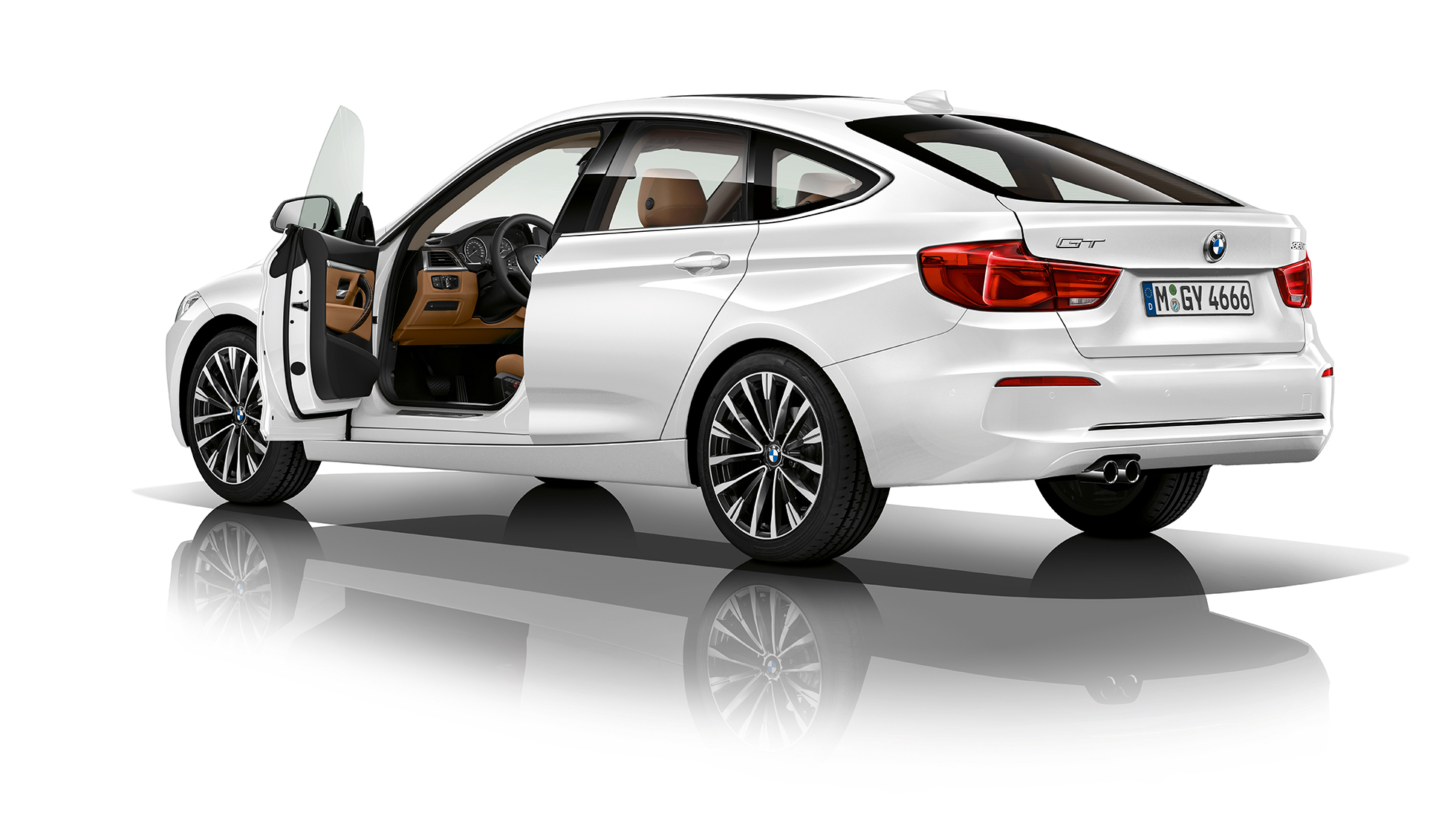 BMW 3er Gran Turismo, Modell Luxury Line Dreiviertel Heckschuss BMW 3er Gran Turismo, Modell Luxury Line Dreiviertel Heckschuss