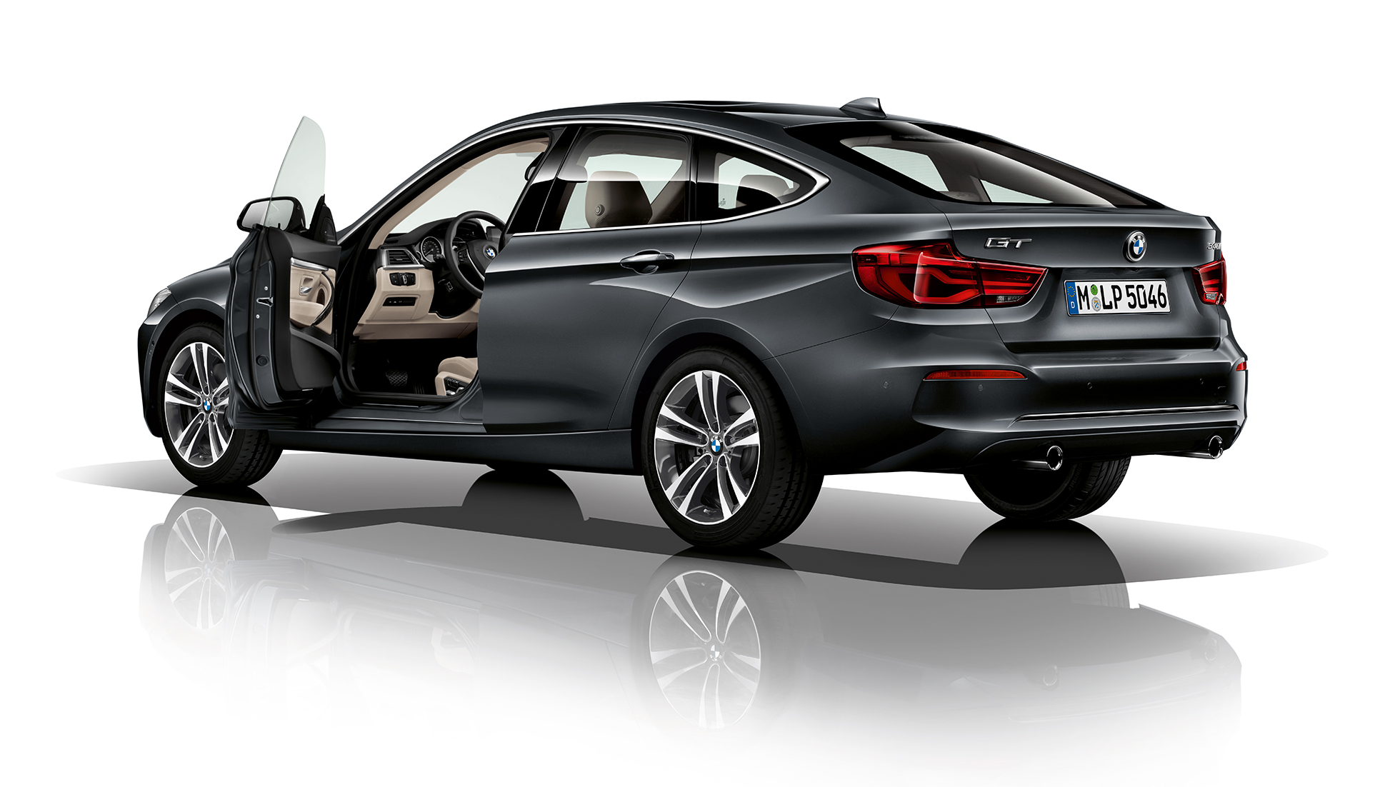 BMW 3er Gran Turismo, Modell Sport Line Dreiviertel Heckschuss BMW 3er Gran Turismo, Modell Sport Line Dreiviertel Heckschuss