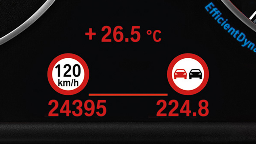 Speed Limit Info inkl. Überholverbotsanzeige Speed Limit Info inkl. Überholverbotsanzeige