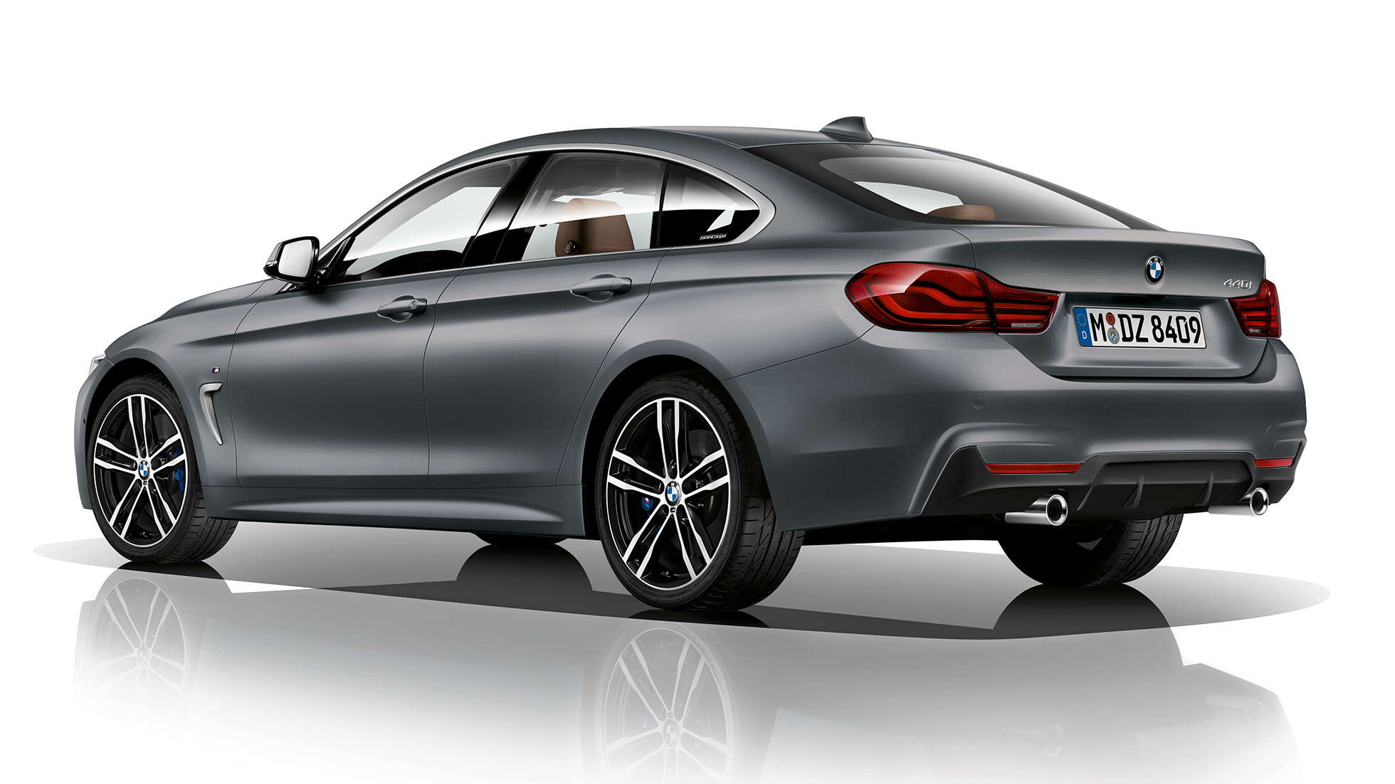 BMW 4er Gran Coupé, Modell M Sport Dreiviertel Heckschuss F36 BMW 4er Gran Coupé, Modell M Sport Dreiviertel Heckschuss F36
