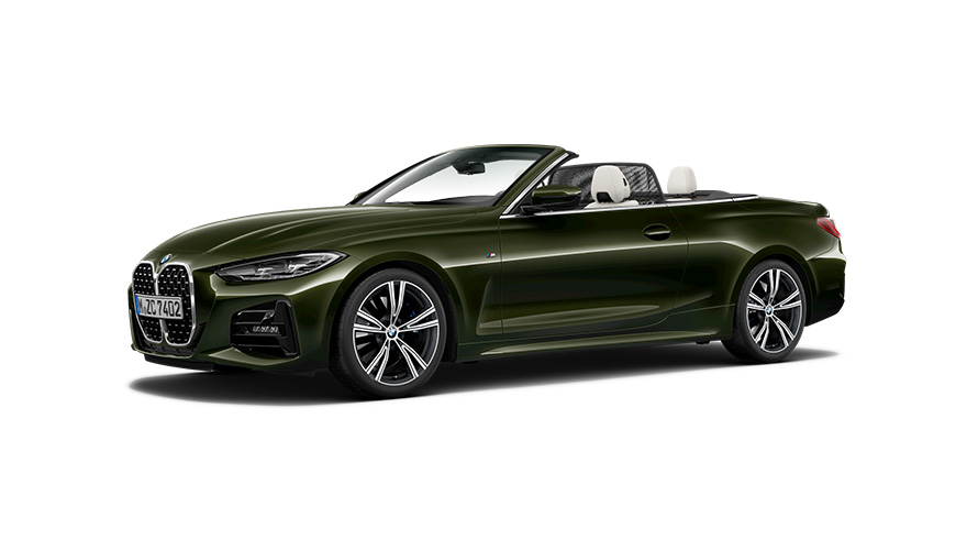 BMW 4er Reihe BMW 4er Cabrio G23 Dreiviertel-Seitenansicht BMW 4er Reihe BMW 4er Cabrio G23 Dreiviertel-Seitenansicht