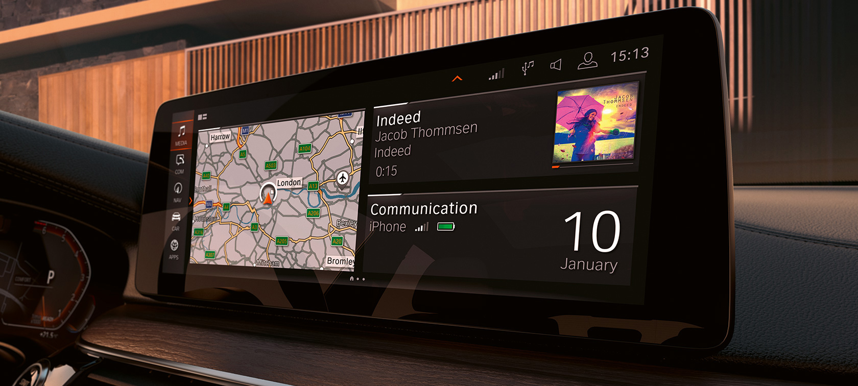 Informationsdisplay BMW 6er Gran Turismo G32 2020 Interieur