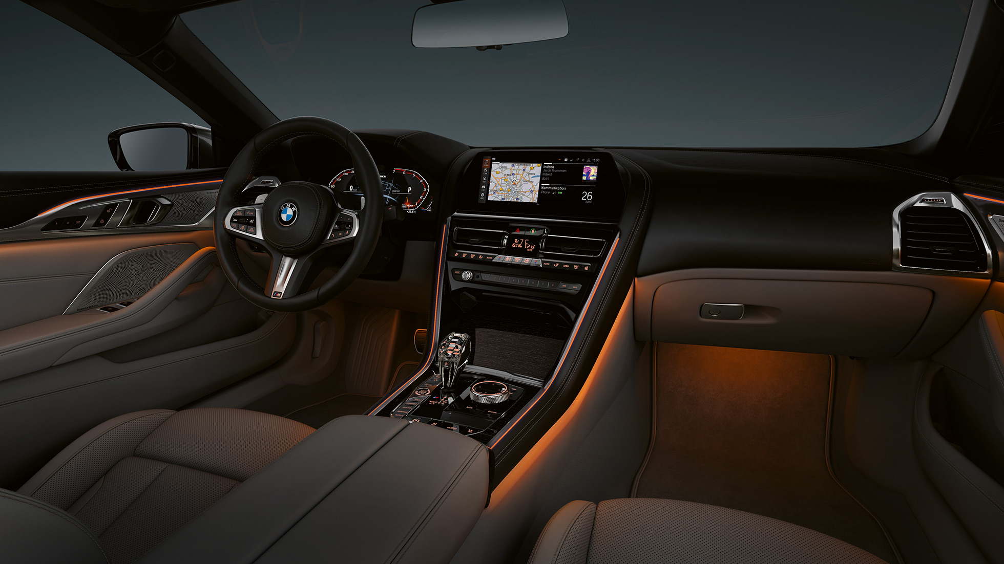 BMW M850i xDrive, Interieur, Ambiente Licht. BMW M850i xDrive, Interieur, Ambiente Licht.