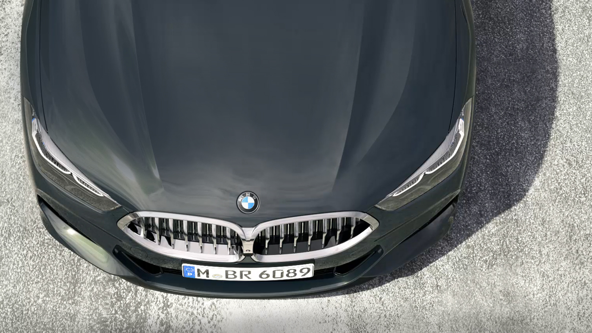 BMW M850i xDrive, Front aus der Vogelperspektive, BMW TwinPower Turbo 8-Zylinder Benzinmotor. BMW M850i xDrive, Front aus der Vogelperspektive, BMW TwinPower Turbo 8-Zylinder Benzinmotor.