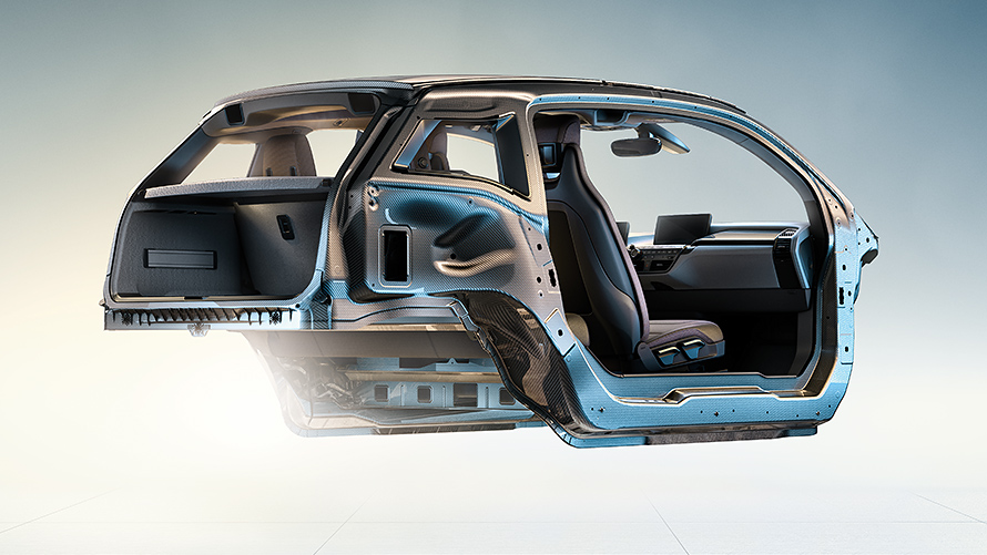 BMW i3 Leichbau Die innovative Karosserie des BMW i3 Leichtbau Carbon