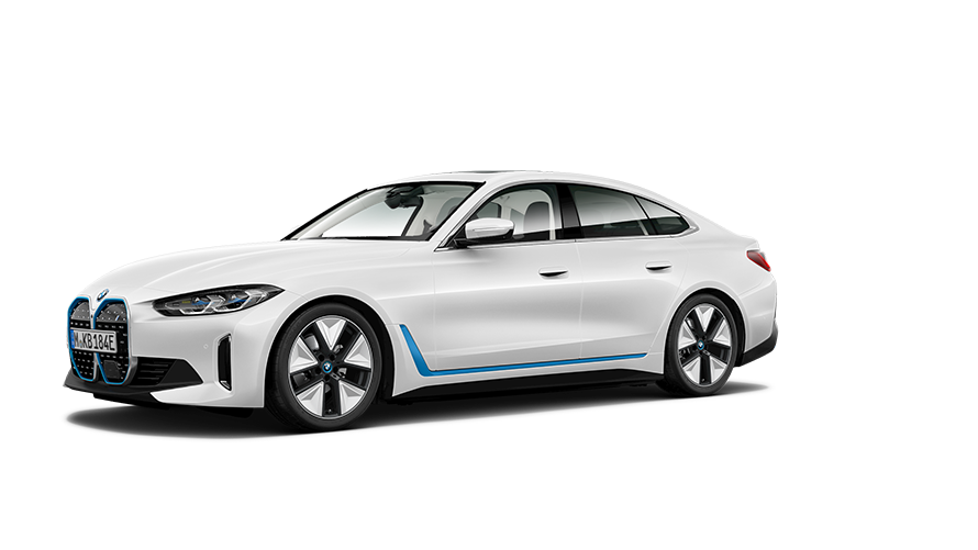 BMW i Modelle BMW i4 G26 Dreiviertel-Seitenansicht BMW i Modelle BMW i4 G26 Dreiviertel-Seitenansicht