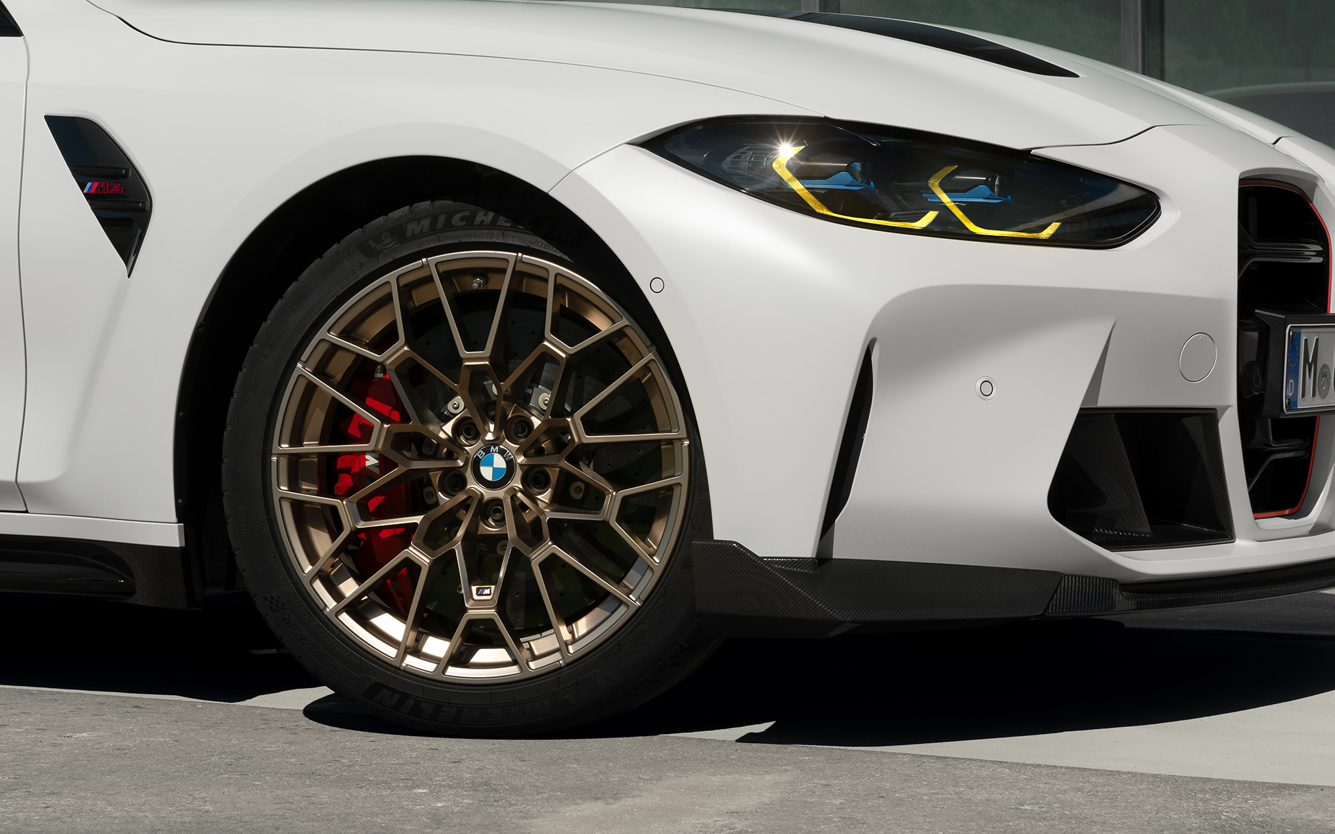 BMW M3 CS G80 Leichtmetallräder im exklusiven CS Design mit Track-Reifen