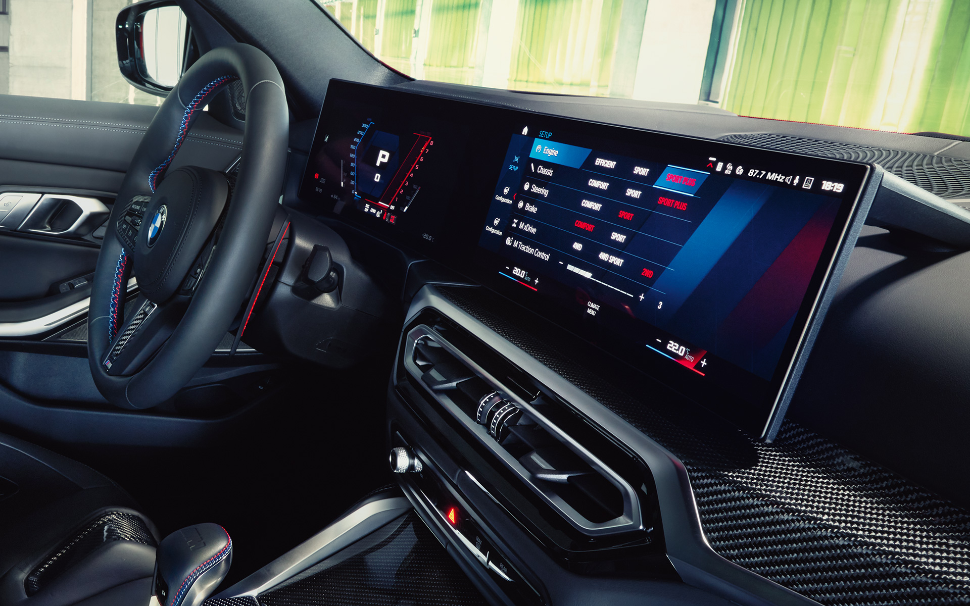 BMW M3 Competition Touring G81 BMW Curved Display Interieur
