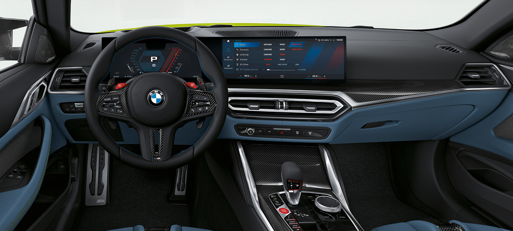 BMW M4 Coupé G82 2020 Cockpit Innenraum