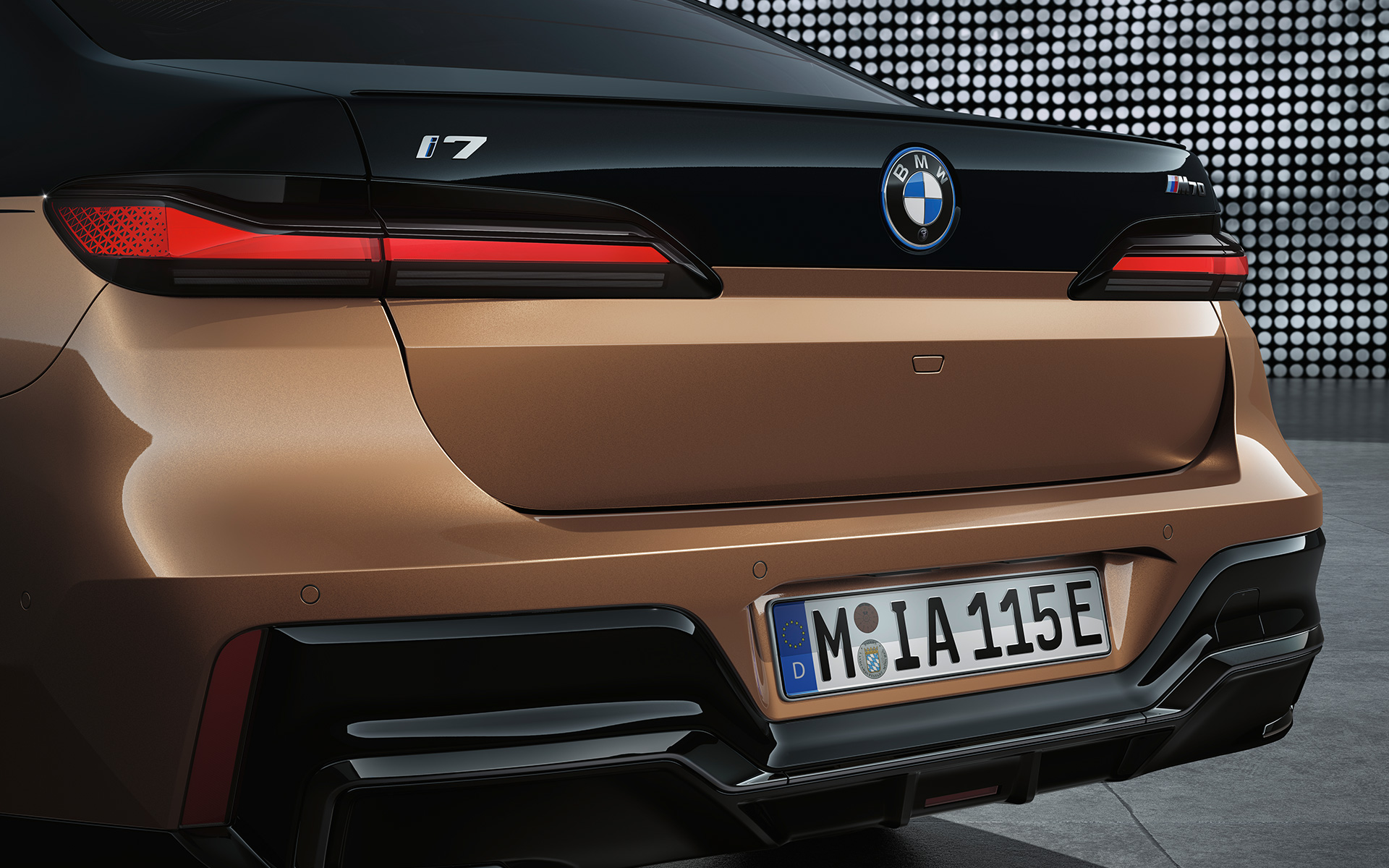 BMW i7 M70 xDrive Limousine G70 M Heckspoiler