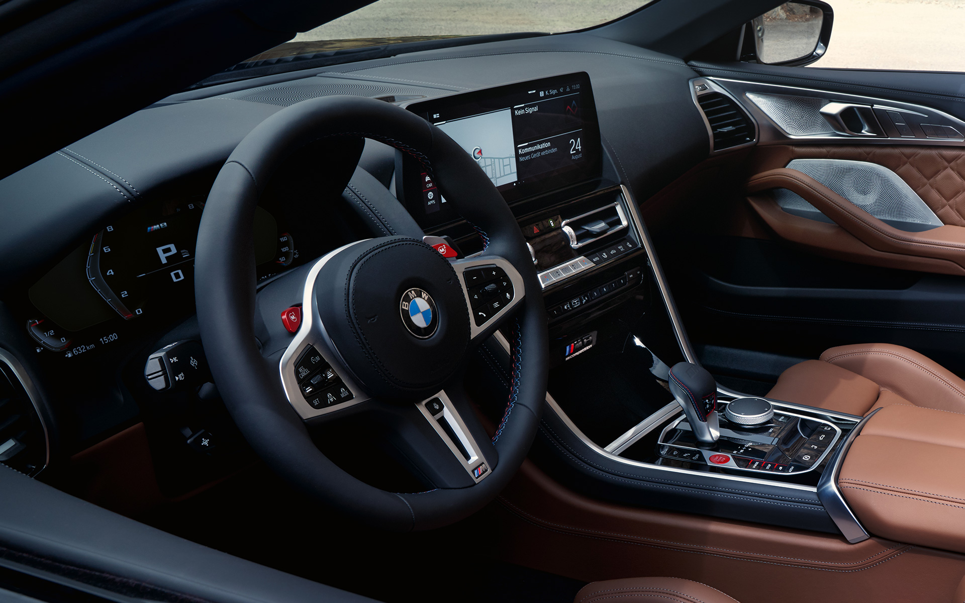 BMW M8 Competition Cabriolet F91 LCI Facelift 2022 Cockpit Innenraum