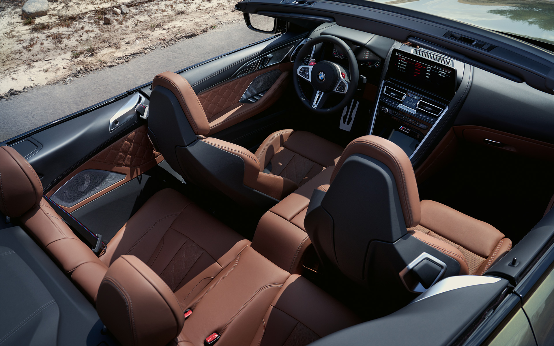 BMW M8 Competition Cabriolet F91 LCI Facelift 2022 Innenraum M Sportsitze