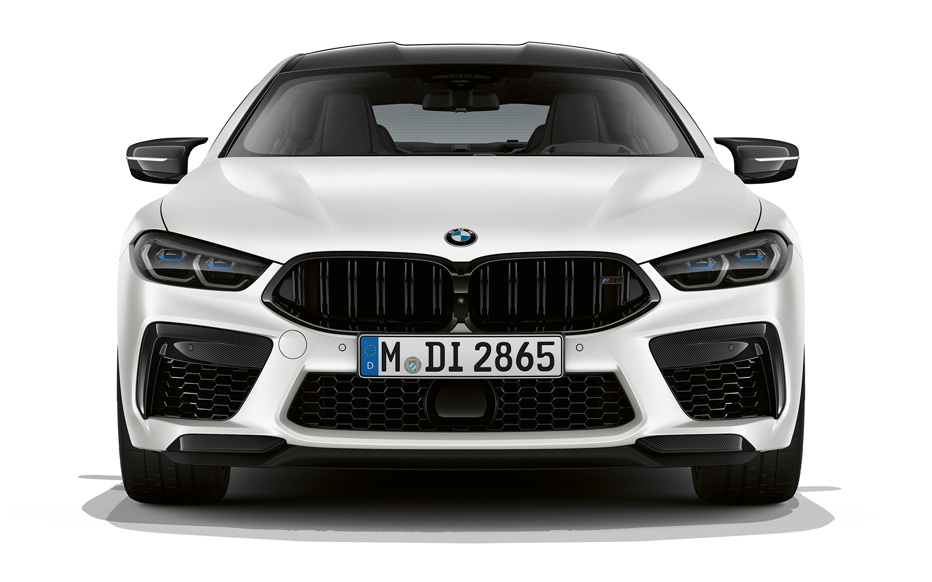BMW M8 Competition Gran Coupé F93 LCI Facelift 2022 BMW Individual Frozen Brilliant White metallic Frontansicht