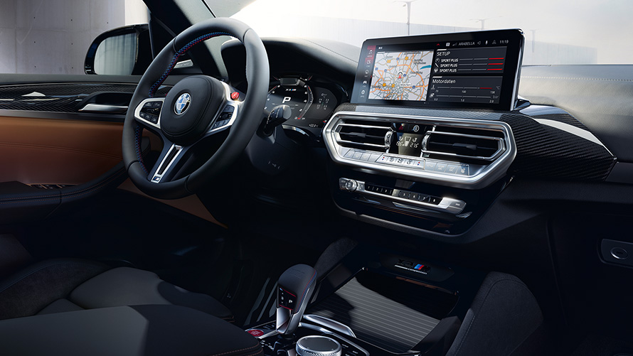 BMW X3 M Competition F97 LCI Facelift 2021 Cockpit Innenraum