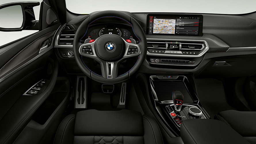BMW X4 M Competition F98 LCI Facelift 2021 Cockpit Innenraum