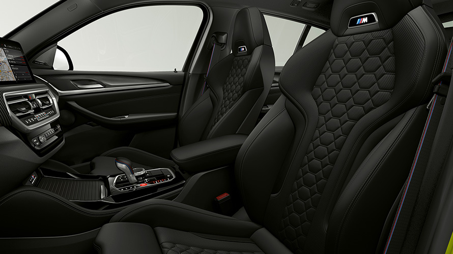 BMW X4 M Competition F98 LCI Facelift 2021 M Sportsitze Innenraum