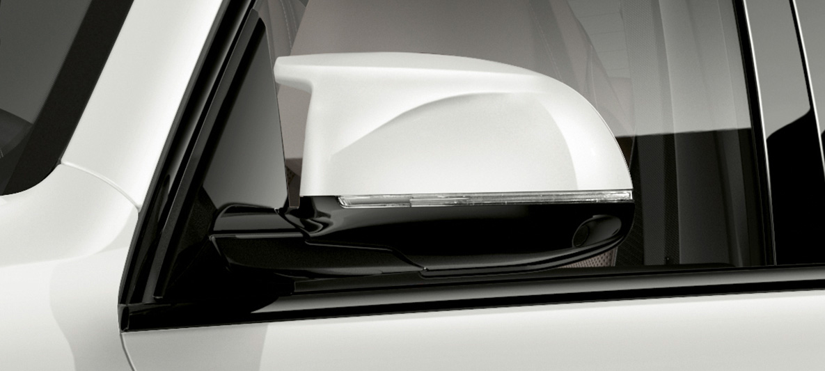 Spiegelkappen BMW X5 M SUV F95 Spiegelkappen BMW X5 M SUV Mineralweiß F95 Nahaufnahme