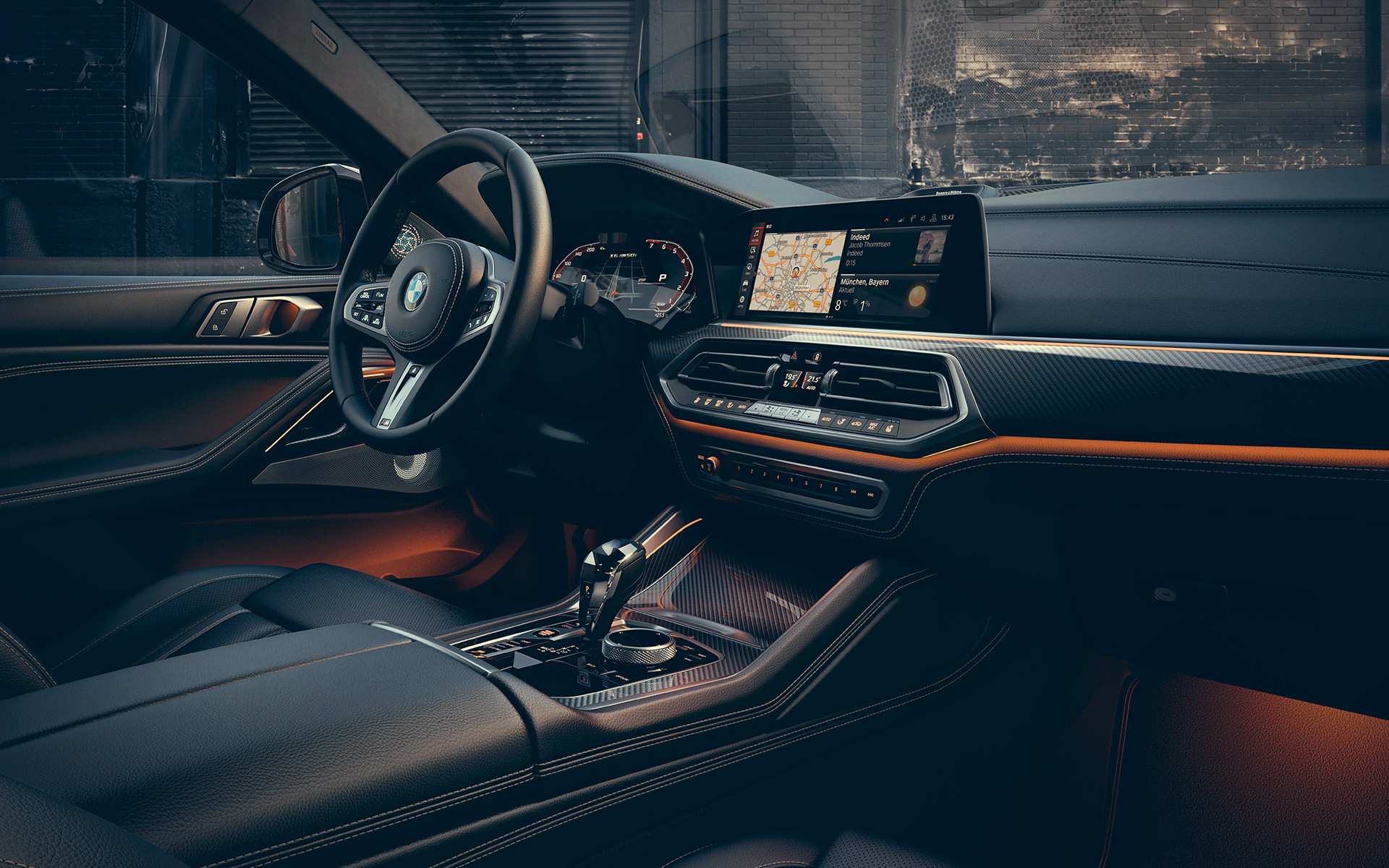 BMW X6 M50i Cockpit G06 BMW X6 M50i fahrerorientiertes Cockpit G06 2018 SUV