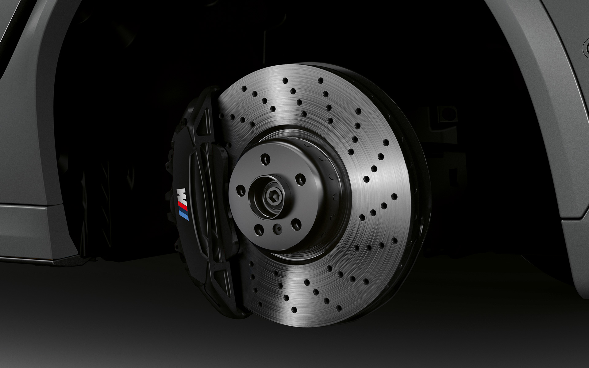 BMW X6 M Competition F96 2023 M Compound-Bremse, schwarz