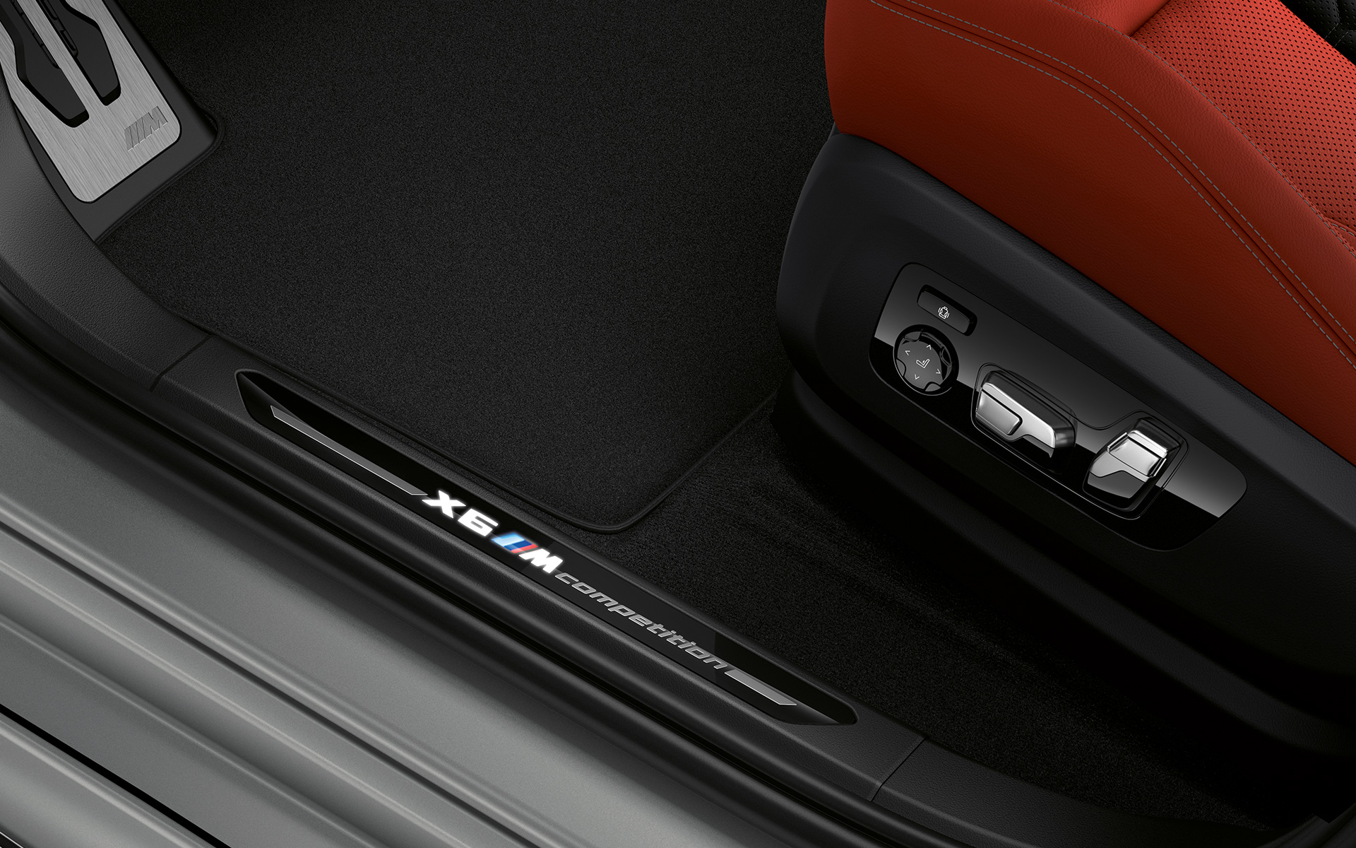 BMW X6 M Competition F96 2023 Beleuchtete Einstiegsleisten