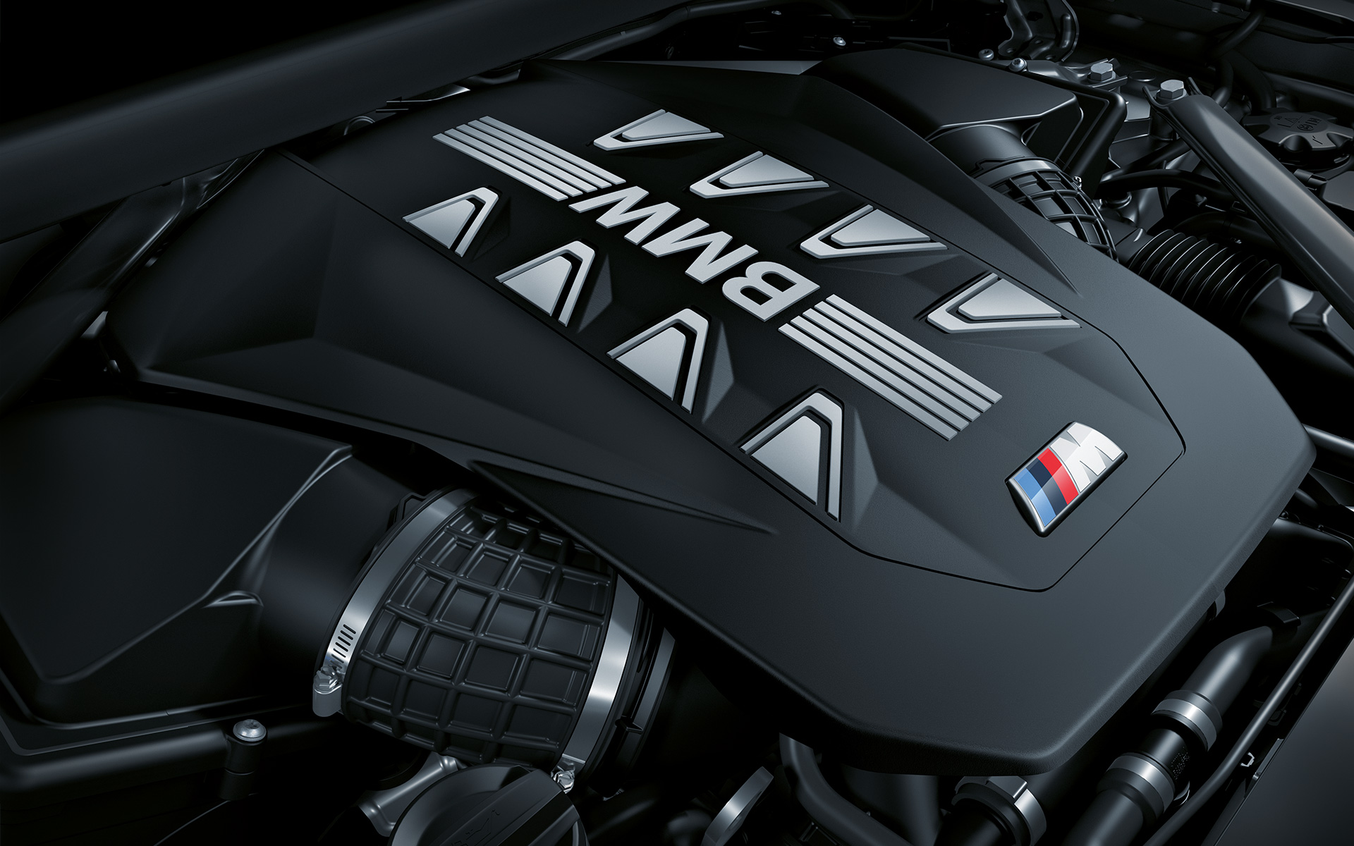 BMW X6 M60i xDrive G06 MP Motor Nahaufnahme