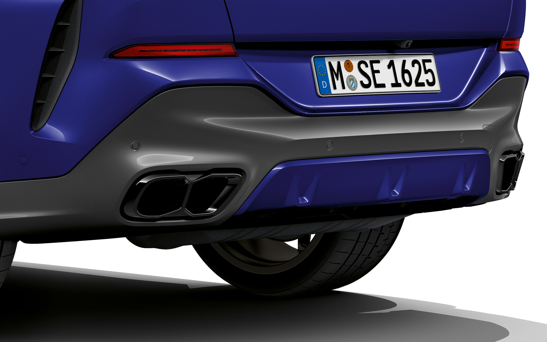 BMW X6 M60i xDrive G06 MP Abgasanlage Nahaufnahme