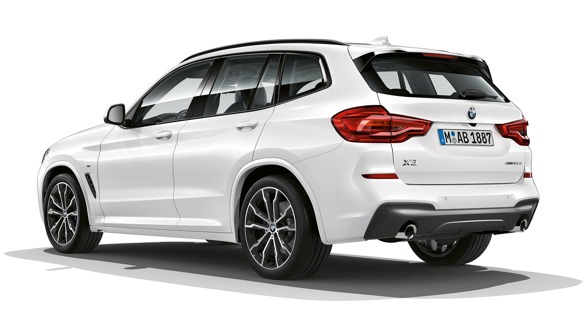BMW X3, Modell M Sport, Dreiviertel Heckschuss BMW X3, Modell M Sport, Dreiviertel Heckschuss
