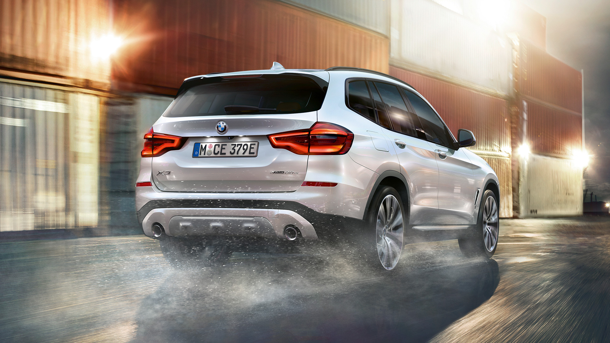 BMW X3 M40i SUV, Heckschuss mit Schriftzug G01 BMW X3 M40i SUV, Heckschuss mit Schriftzug G01