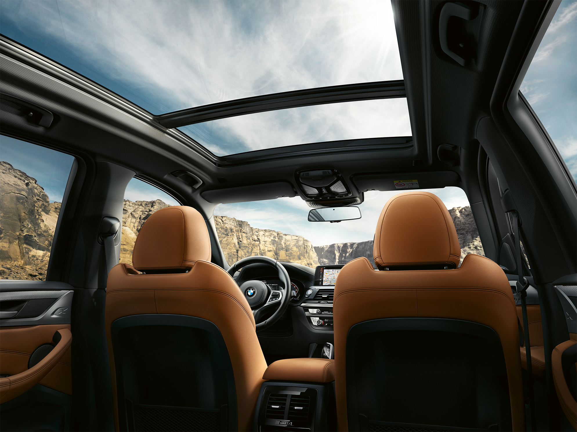 BMW X3 M40i SUV, Interieurschuss im Cockpit G01 BMW X3 M40i SUV, Interieurschuss im Cockpit G01