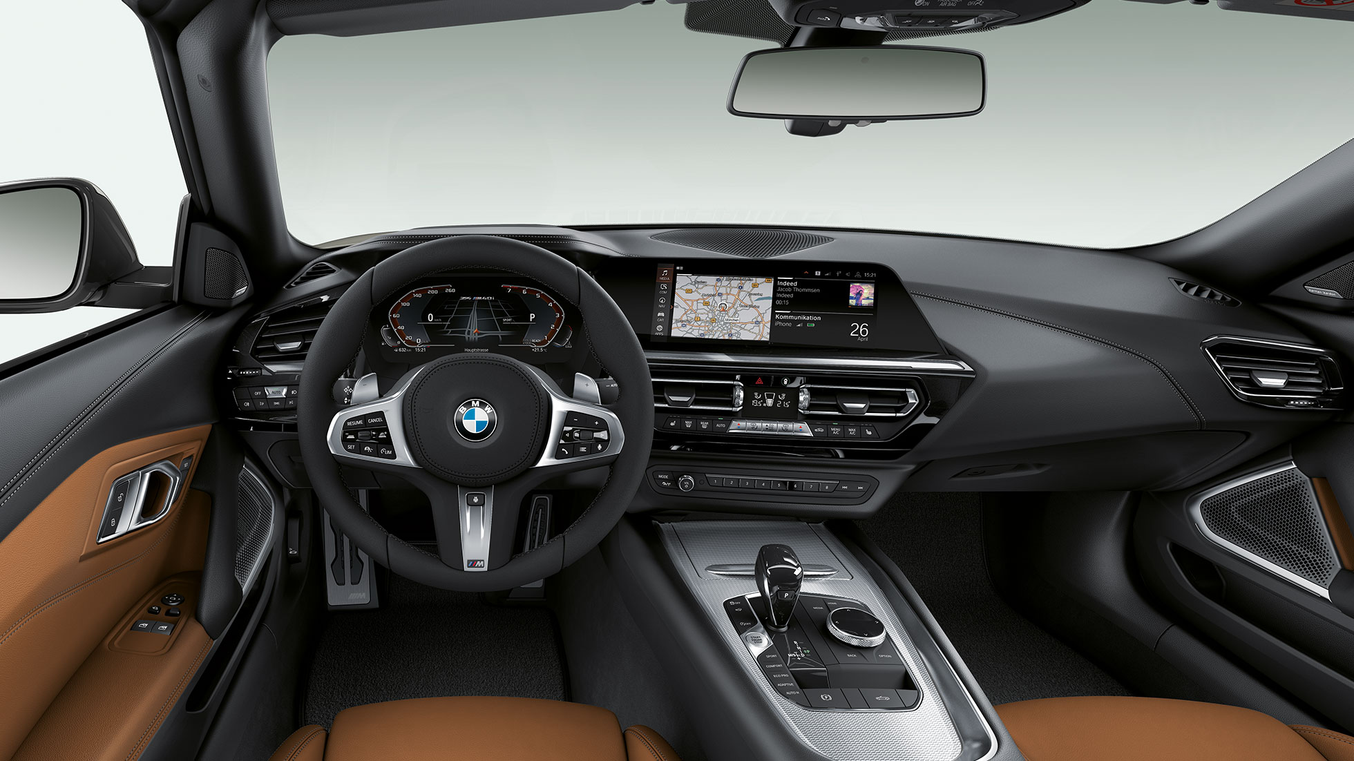 BMW Z4 Roadster M40i BMW Z4 Roadster M40i, Lenkrad und Fahrerplatz