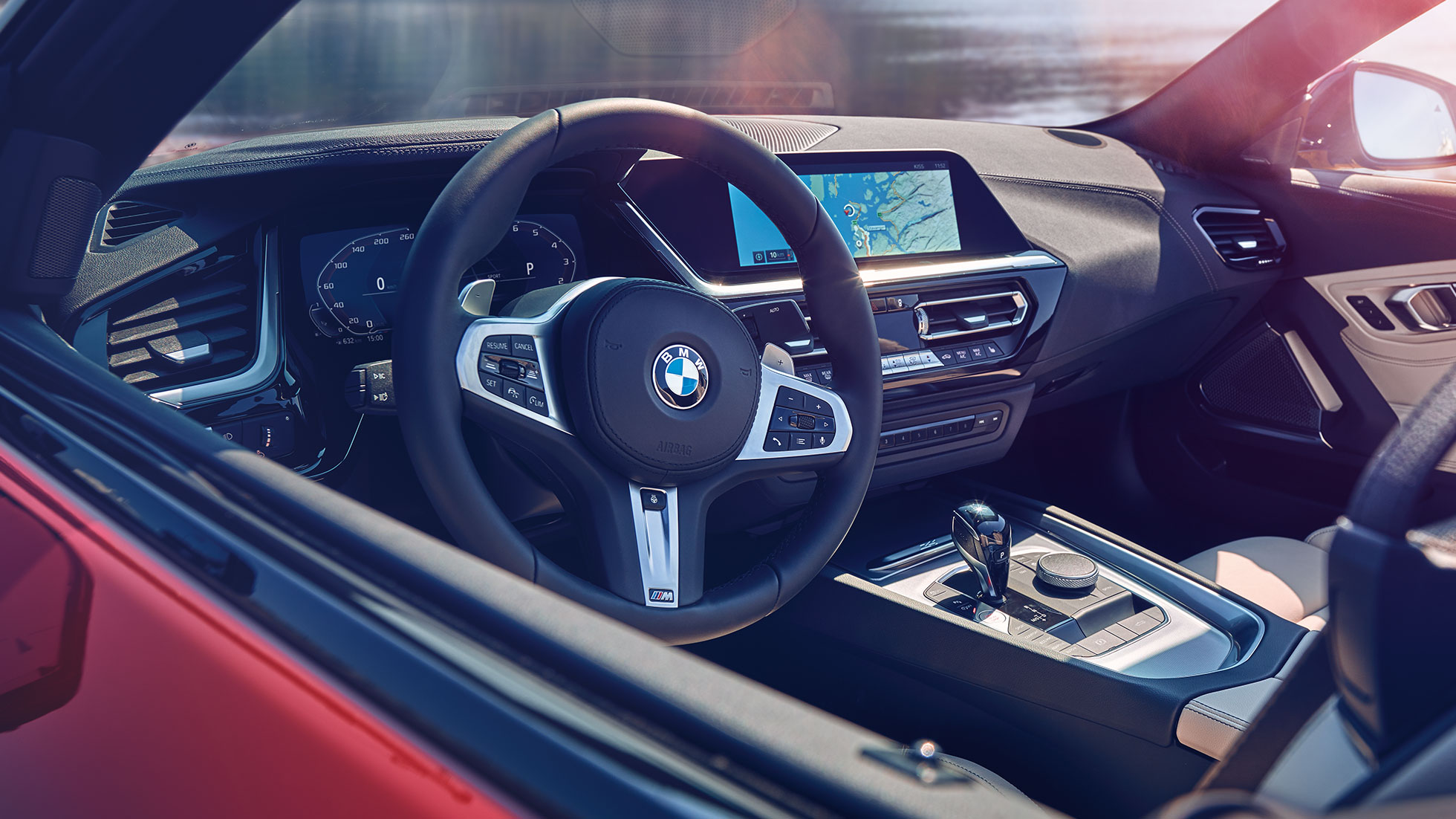 BMW Z4 Roadster Fahrerplatz G29 Blick auf Fahrerplatz des BMW Z4 Roadster G29