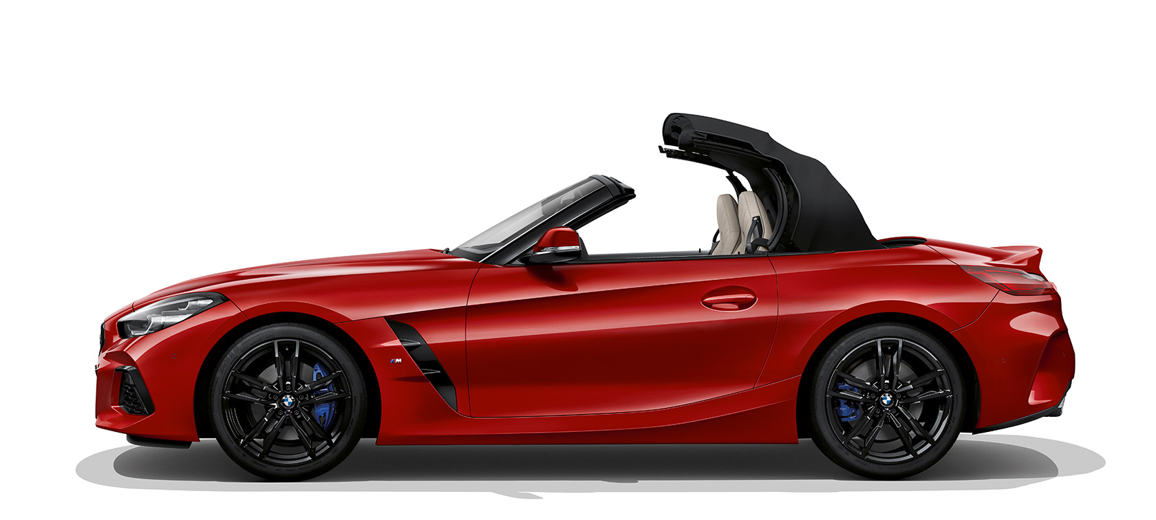Seitenaufnahme BMW Z4 Roadster G29 Seitenaufnahme BMW Z4 Roadster, Verdeck öffnet sich G29