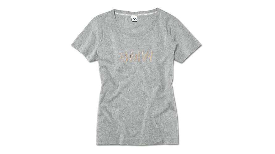 BMW T-Shirt Damen. Auf dem Produktbild sehen Sie die das BMW T-Shirt für Damen.