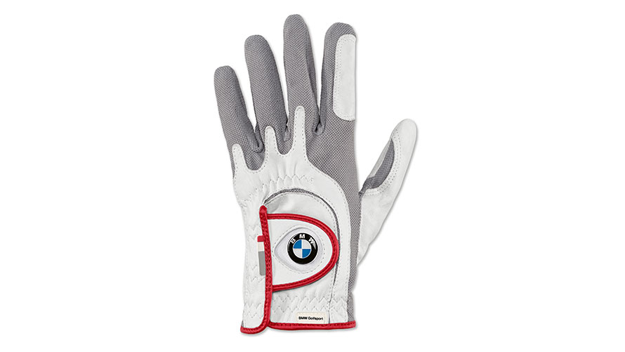 BMW Golfsport Damen Handschuh links. Das Produktbild zeigt den BMW Golfsport Damen Handschuh links.