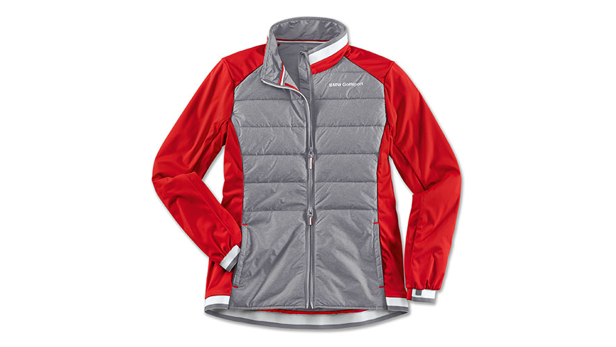 BMW Golfsport Jacke Damen. Das Produktbild zeigt die BMW Golfsport Jacke Damen.