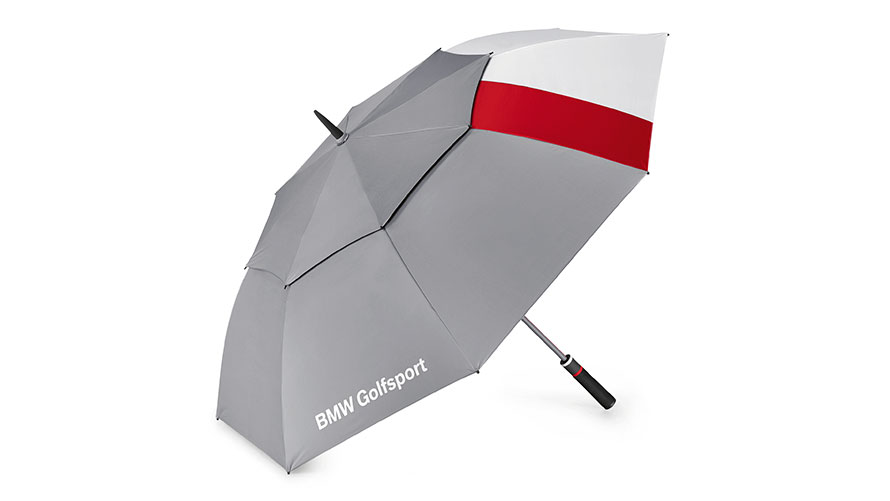 BMW Golfsport Schirm. Das Produktbild zeigt den BMW Golfsport Schirm.
