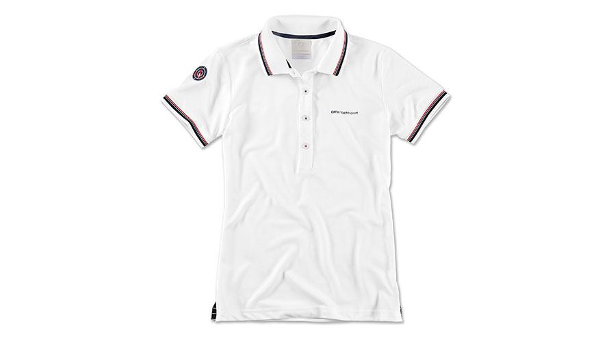 BMW Yachtsport Polo Shirt Damen. Das Produktbild zeigt BMW Yachtsport Polo Shirt für Damen.