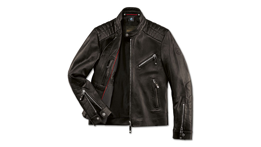 BMW Lederjacke Herren. Das Produktbild zeigt die BMW Lederjacke für Herren.