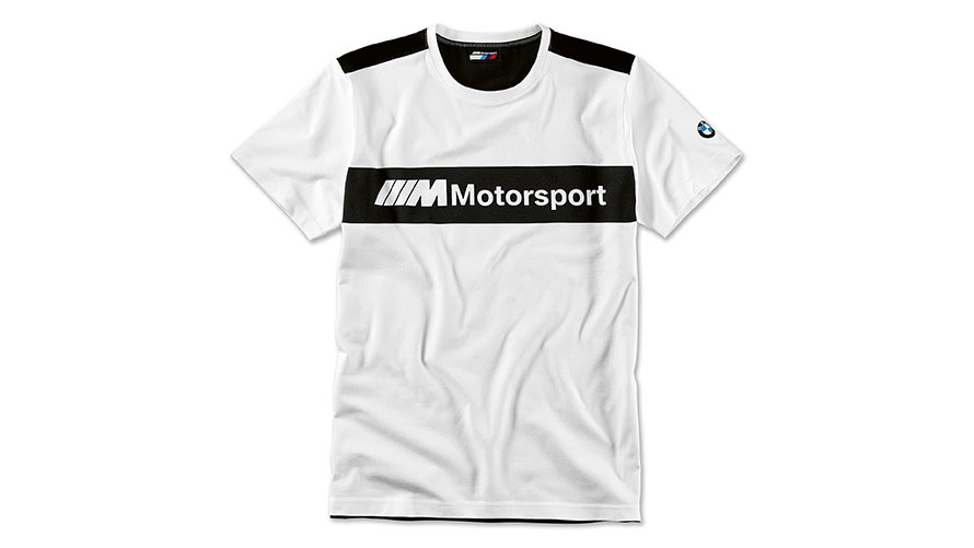 BMW M Motorsport T-Shirt Herren Logo. Das Produktbild zeigt den Artikel BMW M Motorsport T-Shirt Herren Logo.