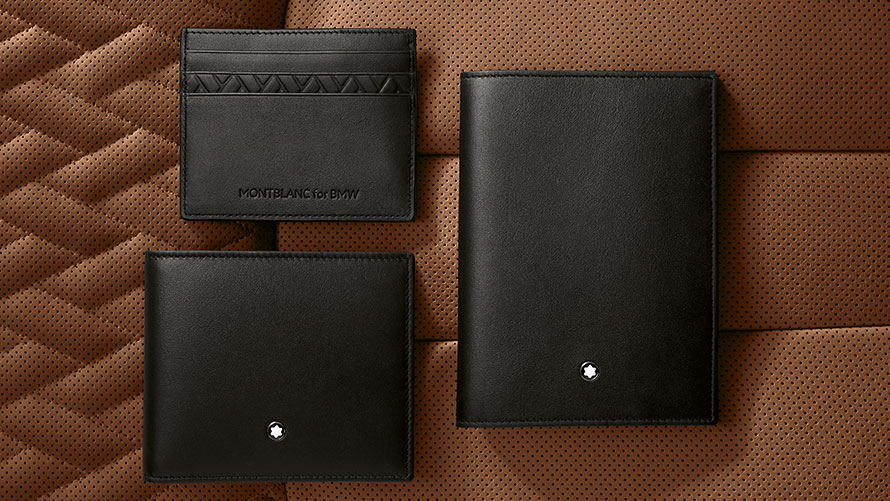 Montblanc for BMW Geldbörsen und Kartenetuis. Montblanc for BMW Geldbörsen und Kartenetuis.