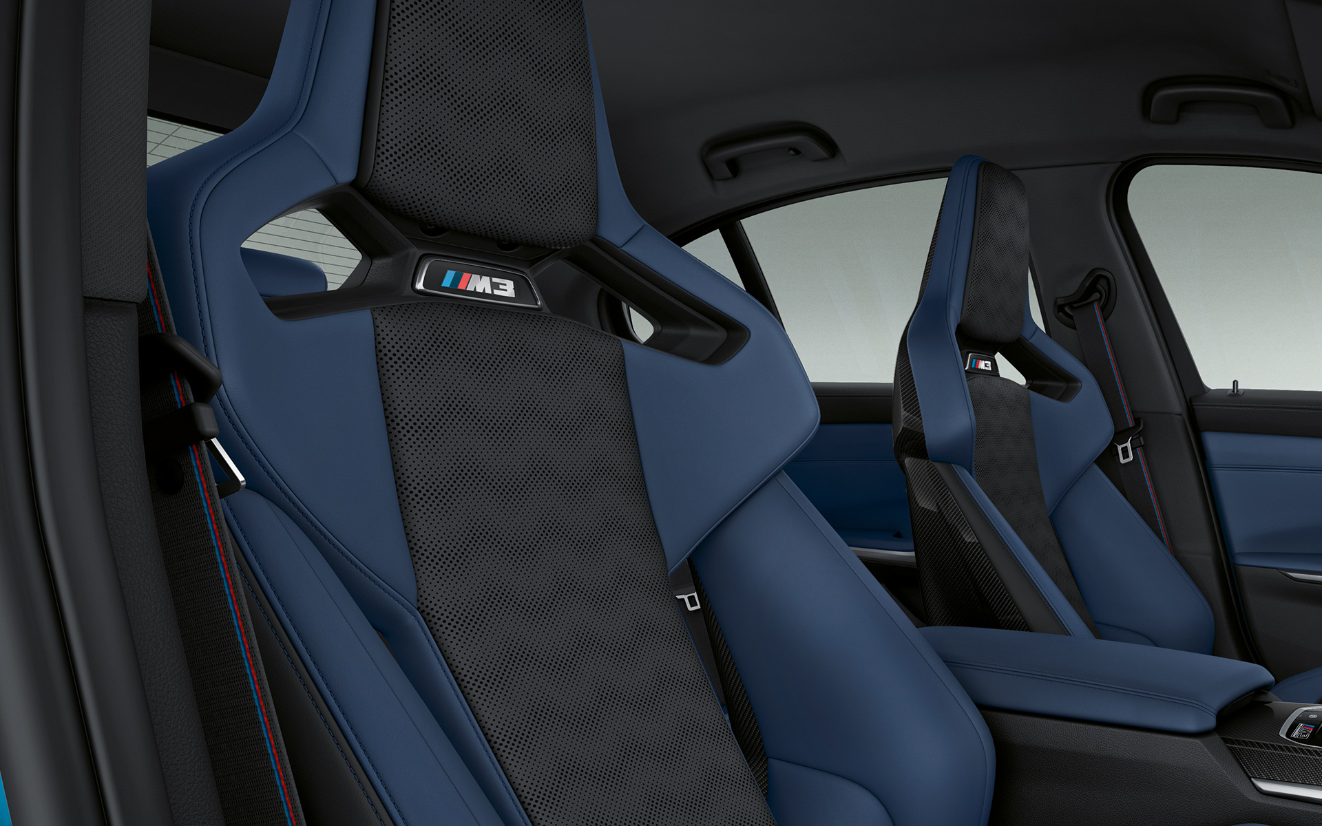 BMW Individual Volllederausstattung ‘Merino’ Feinnarbe Fjordblau/Schwarz